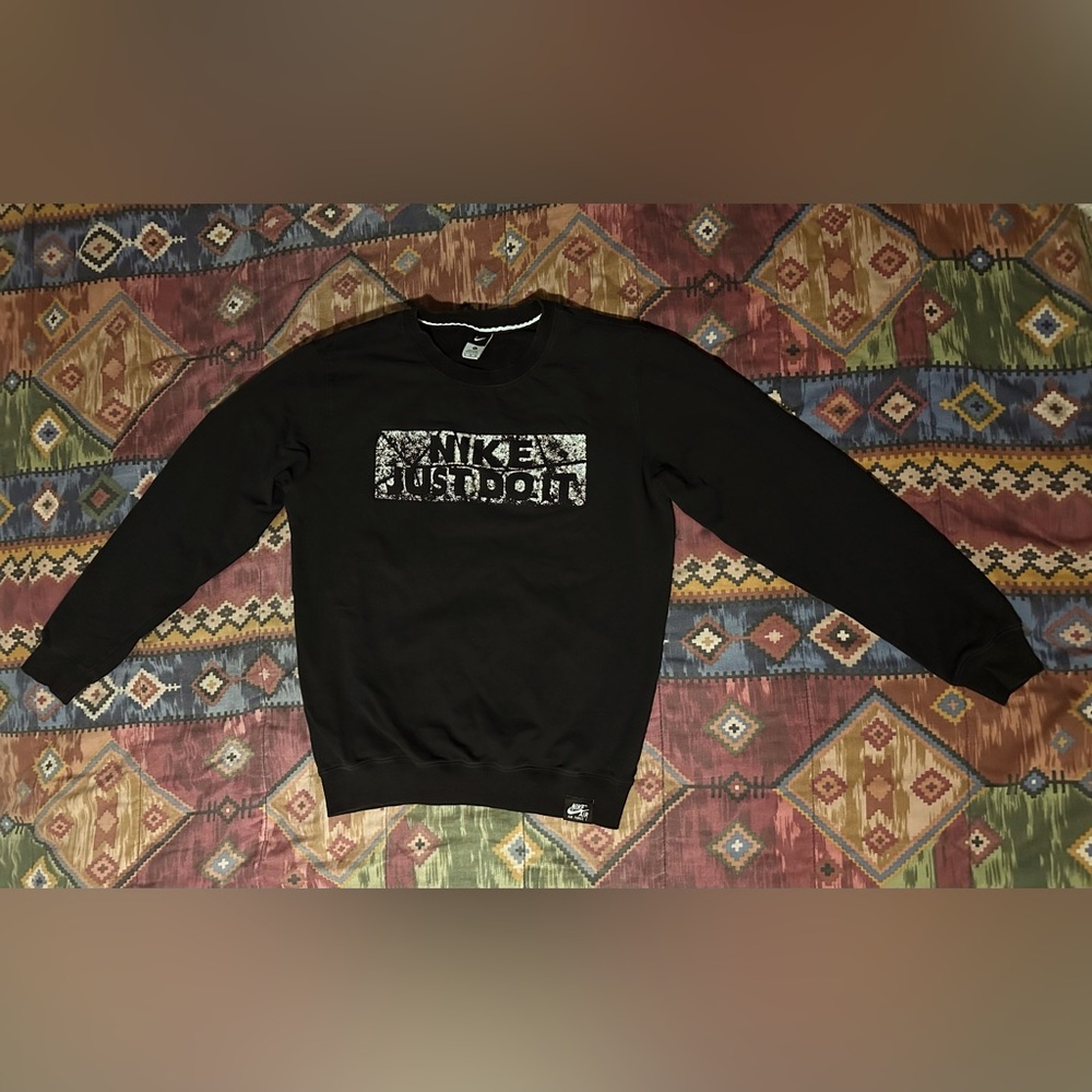 Nike Black Men’s Crewneck Sweater - Size EU XL